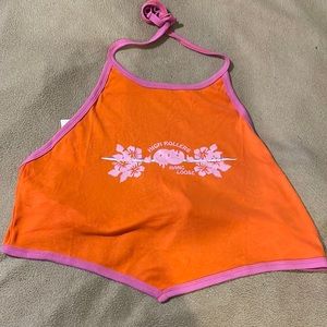 Urban outfitters Orange and pink tank or halter top.